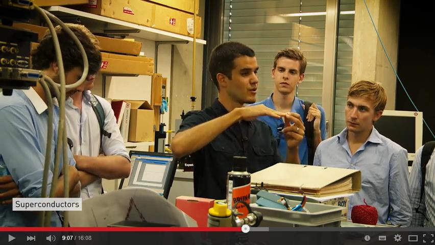 Vergrösserte Ansicht: Video Physics of New Materials