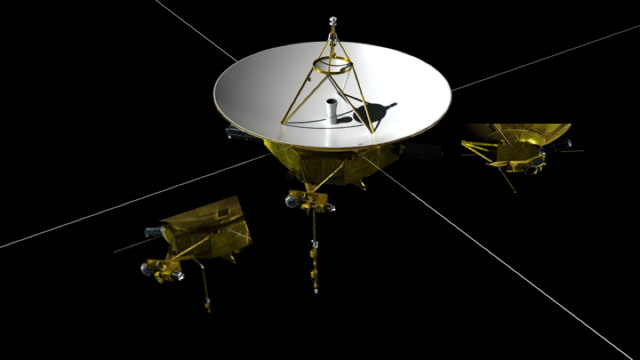 Künstlerische Darstellung des Missionskonzepts der interstellaren Sonde, an dem das Astrodust-Team derzeit arbeitet. Das Instrument mit dem geöffneten Deckel auf der rechten Seite ist das Staubinstrument, das mit der Raumsonde fliegen soll (die linke Seite zeigt eine Teilchen-Suite). (Bild: Johns Hopkins APL)