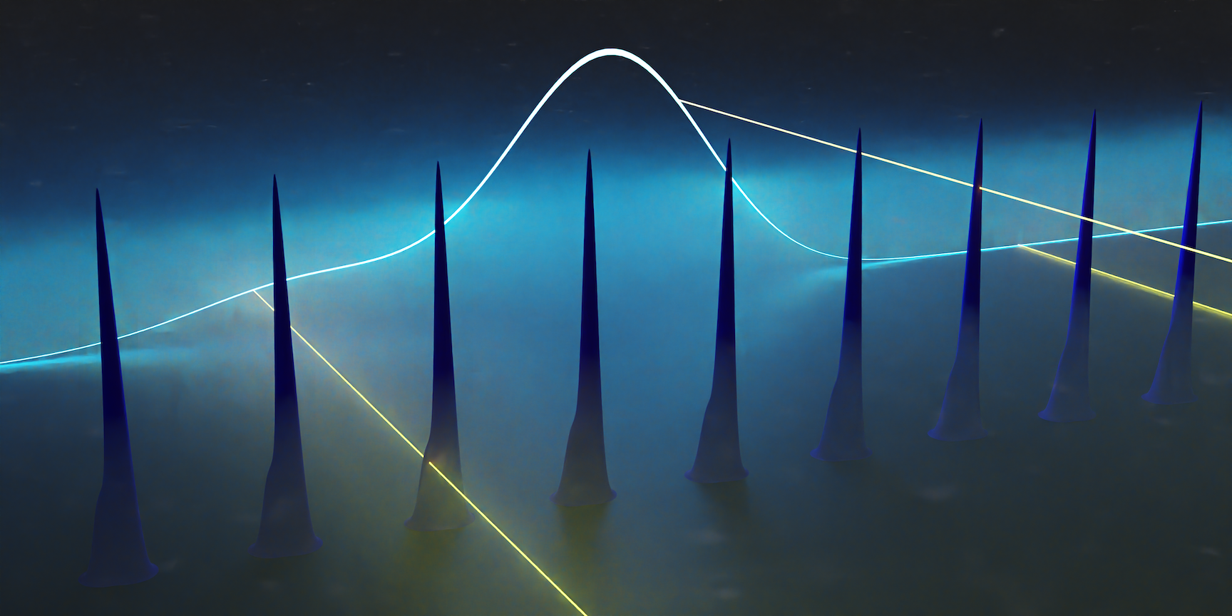 Vergrösserte Ansicht: Die Bildung von Femtosekundenpulsen aus einem Quantenkaskadenlaser im mittleren Infrarot wird mittels eines optischen Abtastverfahrens validiert. (Bild: Philipp Täschler, ETH Zürich)