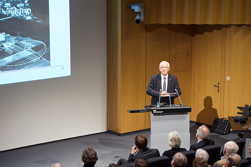 Vergrösserte Ansicht: Abschiedsvorlesung Prof. R. Eichler im Audimax
