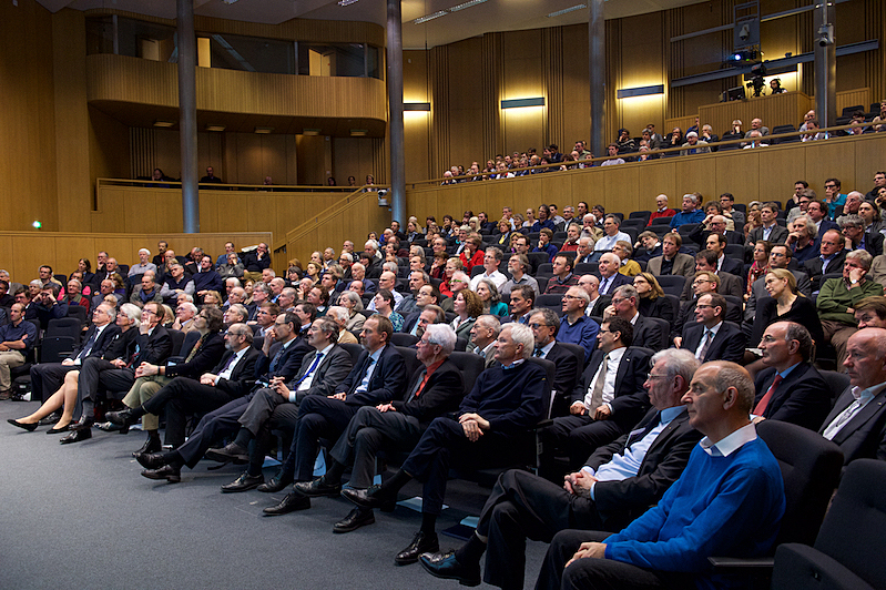 Vergrösserte Ansicht: Abschiedsvorlesung Prof. R. Eichler im Audimax