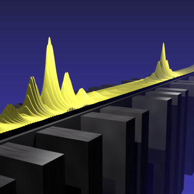 A critical state of the quasiperiodic patterning of a semiconductors polariton cavity