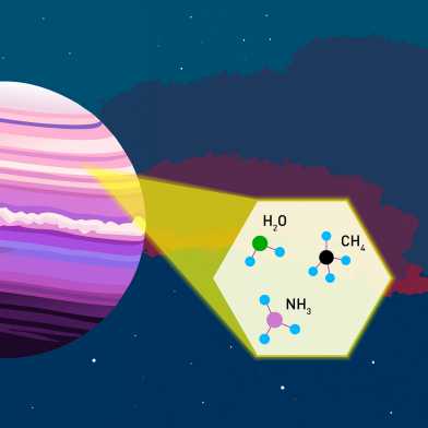 Artistic impression of an exoplanet