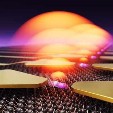 An array of electrically controlled excitons