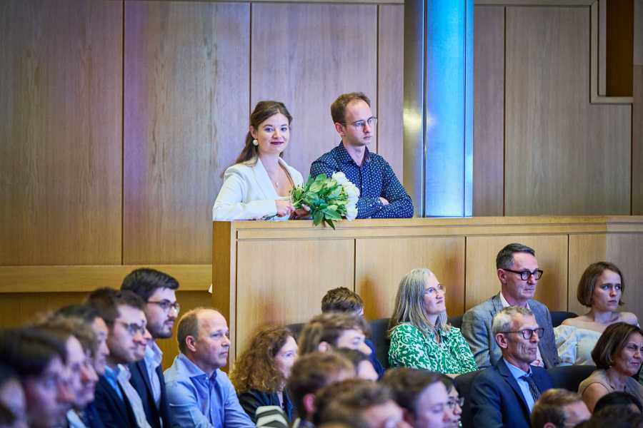 The audience during the ceremony