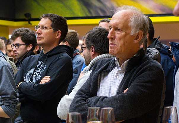 Department aperitif on 8 January 2020 (Photo: ETH Zurich/D-PHYS Martin Klöckner)