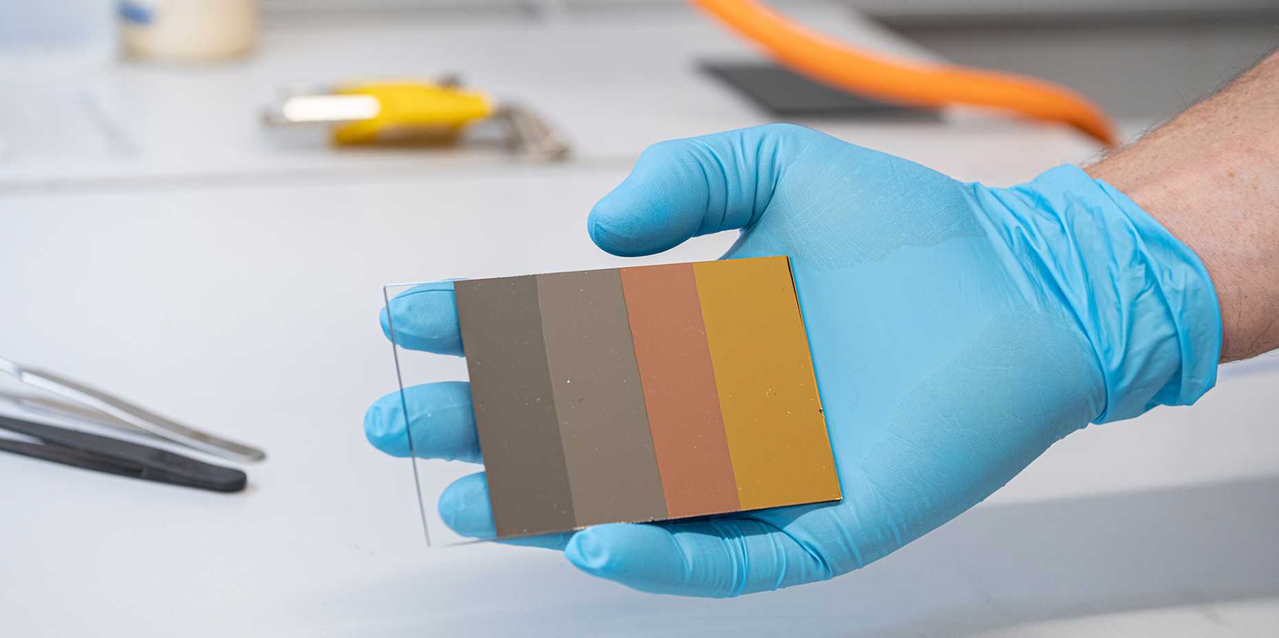 Sample from the coating plant