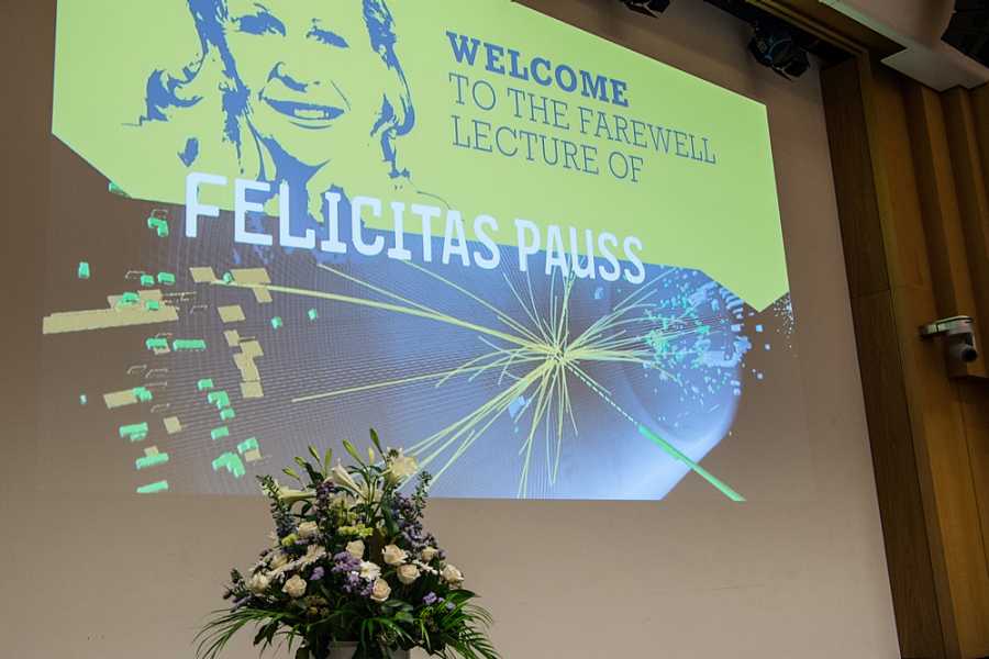 Enlarged view: Abschiedsvorlesung Prof. Felicitas Pauss