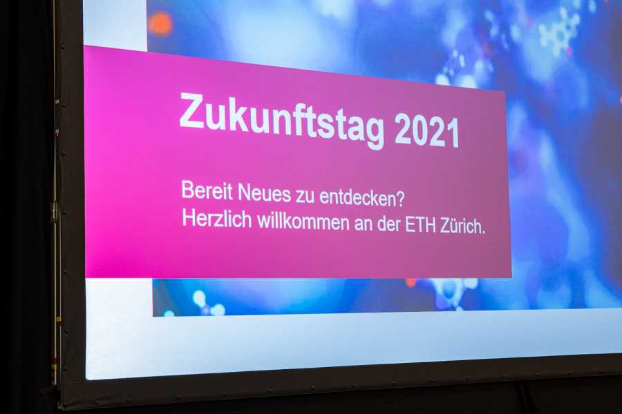 Enlarged view: Zukunftstag 2021 an der ETH