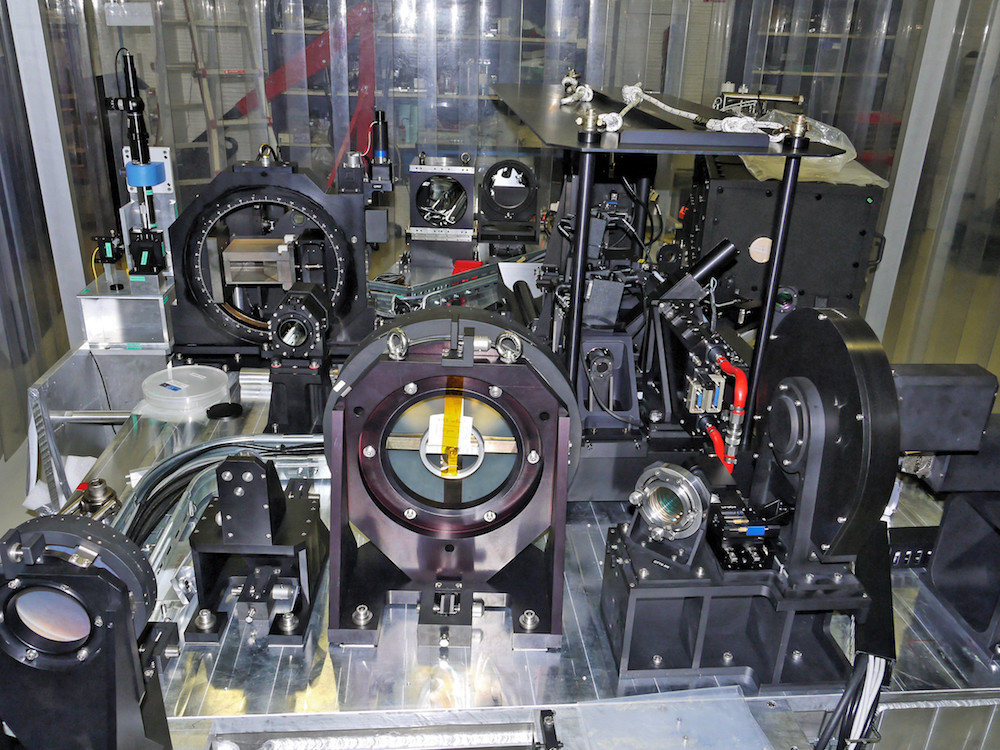 Enlarged view: SPHERE optical bench