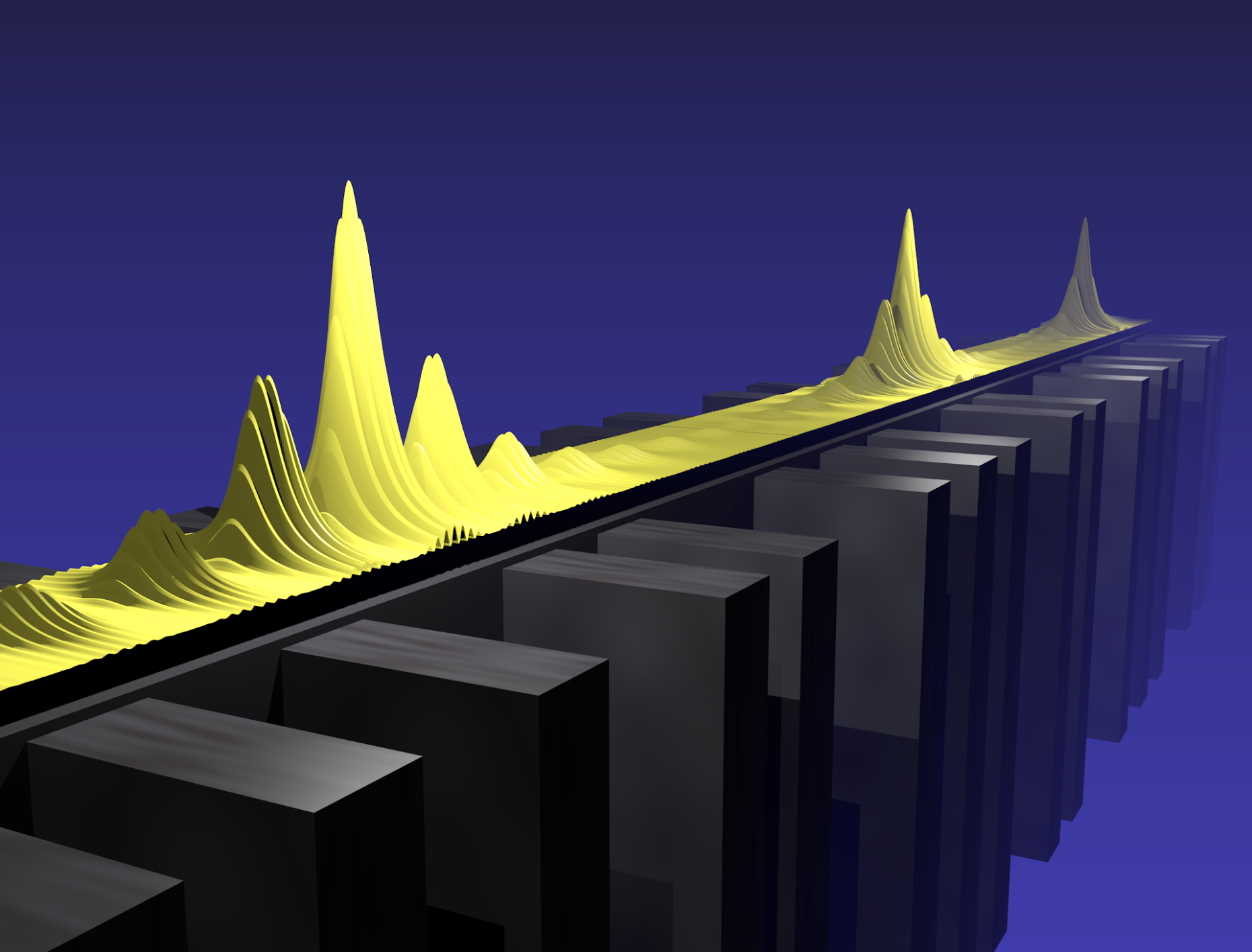 A critical state of the quasiperiodic patterning of a semiconductors polariton cavity